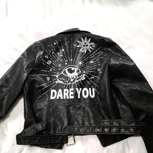 Faux Leather Jacket
